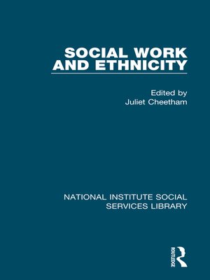 cover image of Social Work and Ethnicity